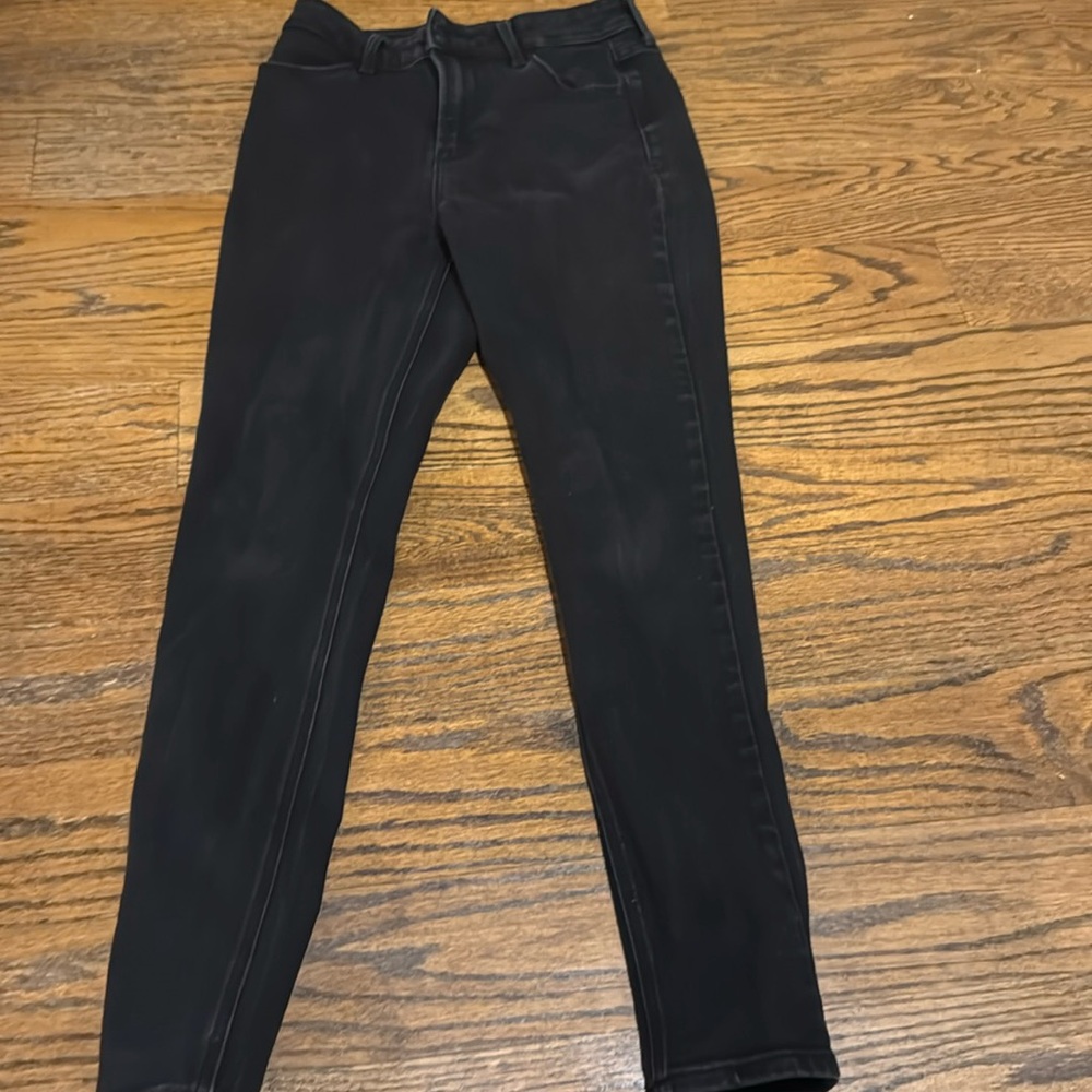 Old Navy high-rise, super skinny black jeans